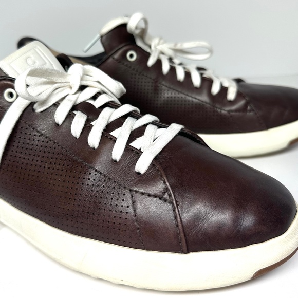 GUC Cole Haan Leather Grand Series Grand OS Pro Tennis Shoes (9.5) - Picture 1 of 8